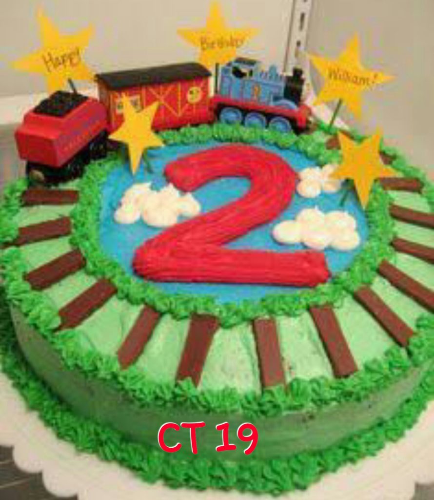 Train cake CT 19 - Sugar Crown